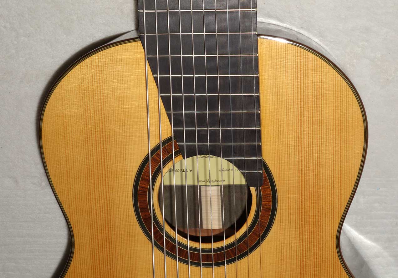 Bartolex SLS10 Classical 10-String Guitar w/Case, Spruce Top