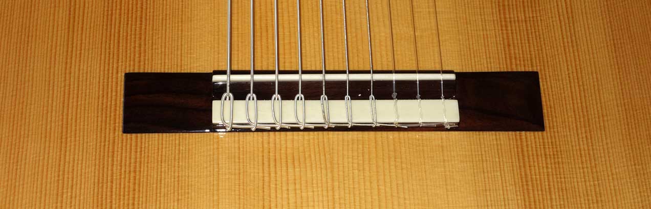 Bartolex SLS10 Classical 10-String Guitar w/Case, Spruce Top