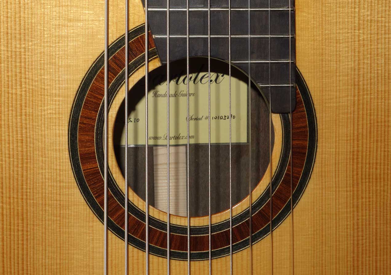 Bartolex SLS10 Classical 10-String Guitar w/Case, Spruce Top