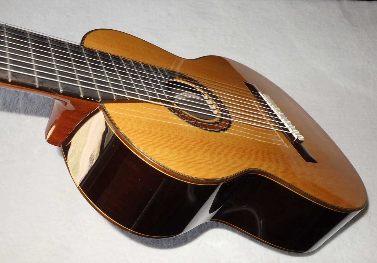 Bartolex SLS10 Classical 10-String Guitar w/Case, Spruce Top