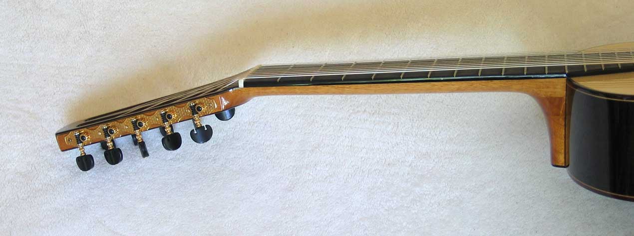 BARTOLEX SRS10 10-String Classical Harp Guitar, Spruce Top, w/ Hardshell  Case