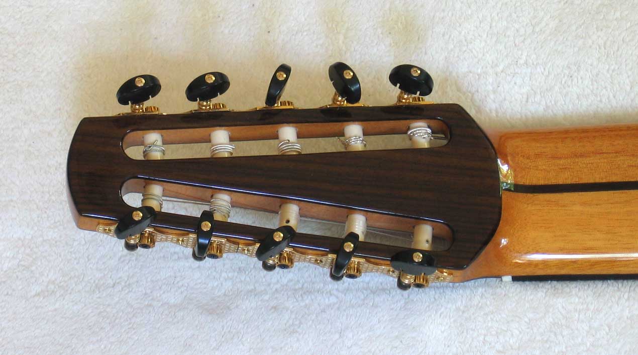 BARTOLEX SRS10 10-String Classical Harp Guitar, Spruce Top, w/ Hardshell  Case