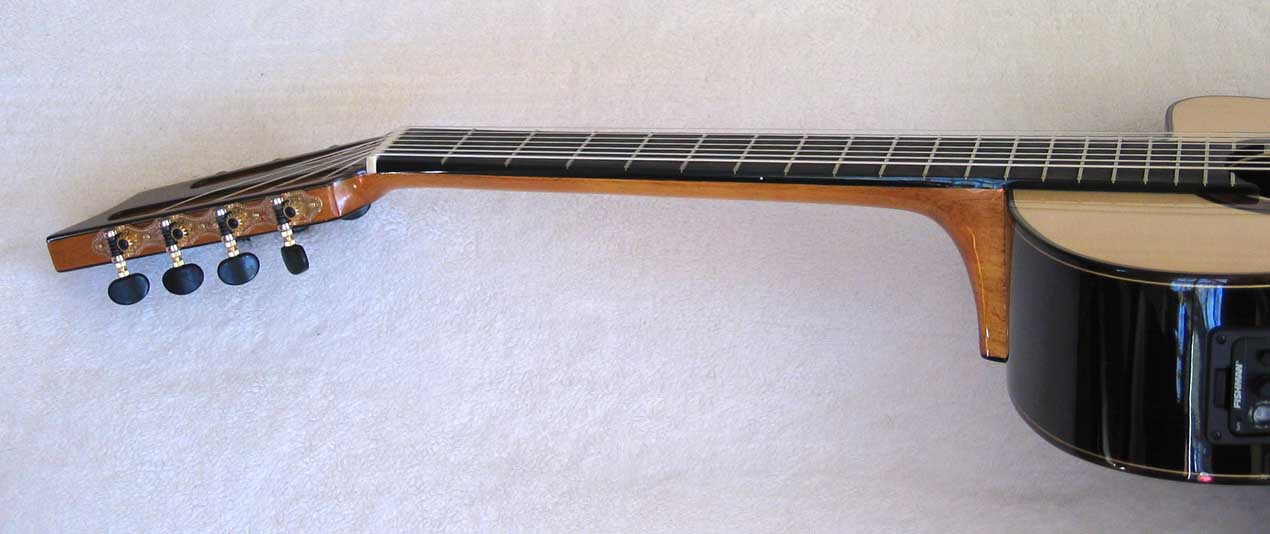 2010 Bartolex SRS7CEL 7-String Classical Harp Guitar Neck