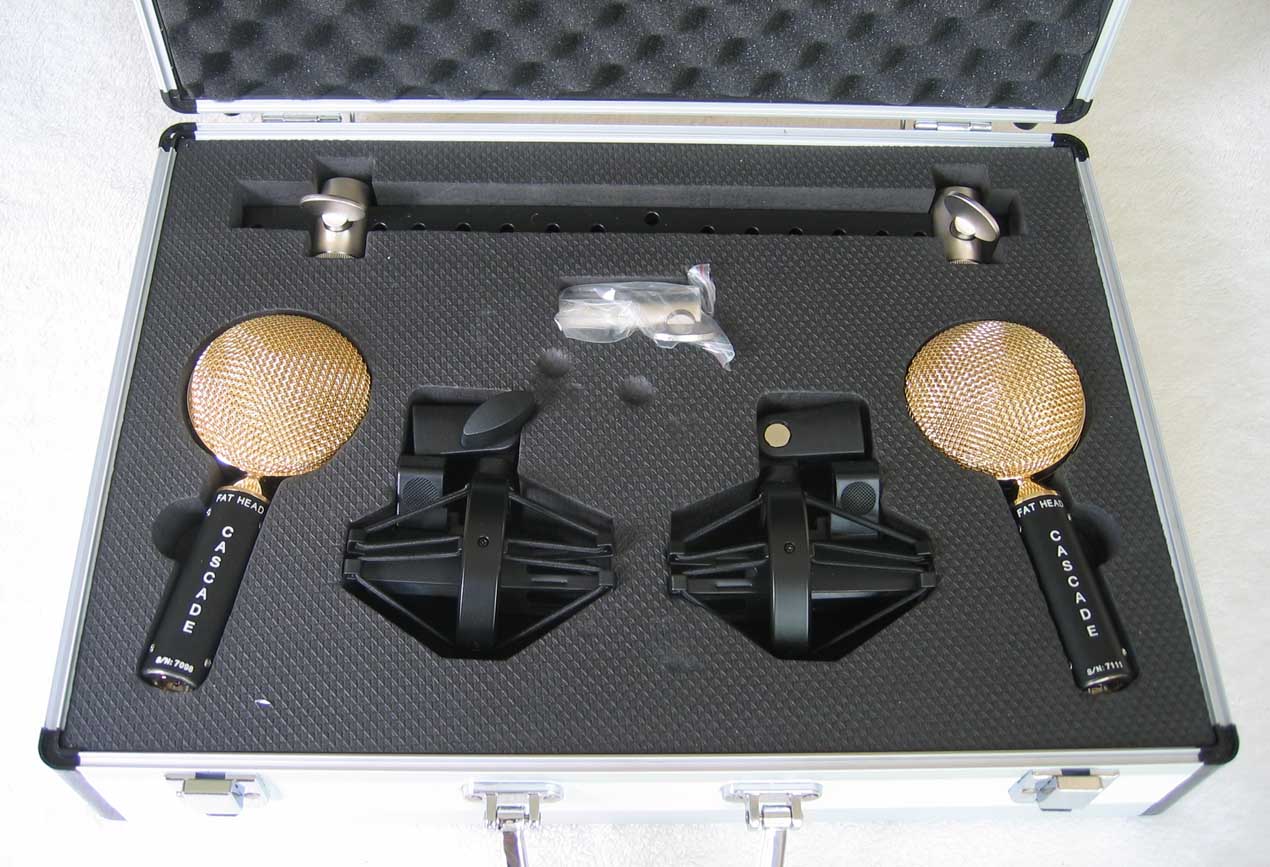NEW Cascade FAT HEAD Gold Scoop Stereo Set Upgraded w/ AMI TR42 Ribbon Transformers