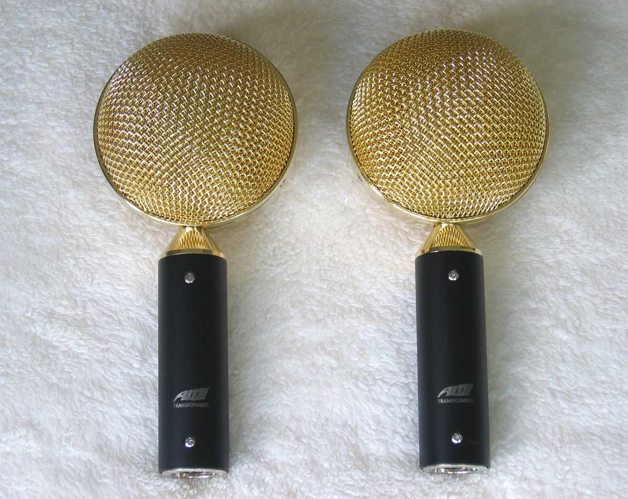 NEW Cascade FAT HEAD Gold Scoop Stereo Set Upgraded w/ AMI TR42 Ribbon Transformers