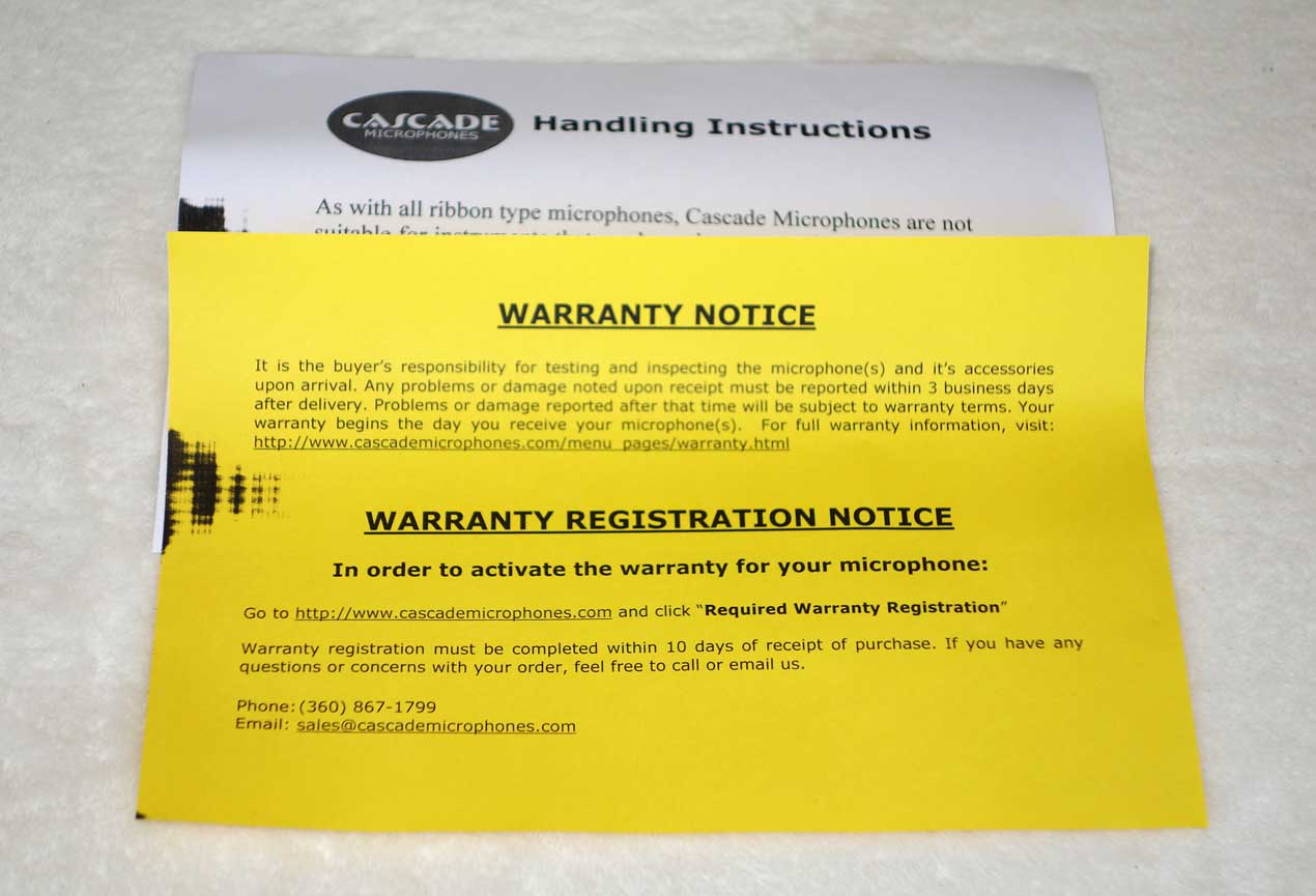 Cascade FAT HEAD BE Ribbon Mic Upgraded with AMI TR42 Transformer w/ Soft Pouch, Clip