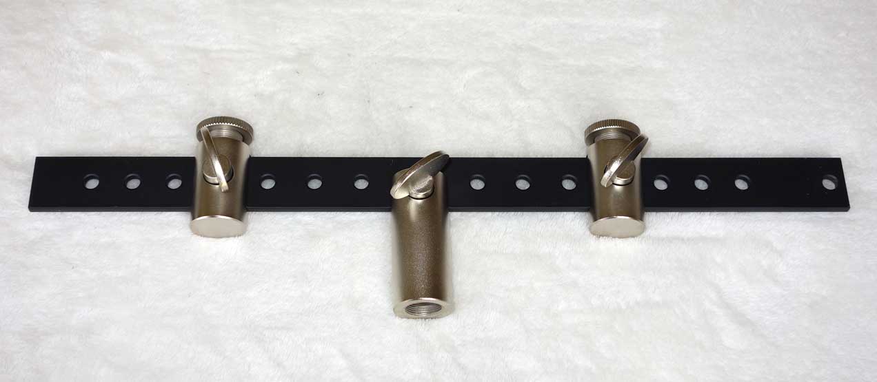 Cascade Blumlein / ORTF / AB  Stereo Mic Bar w/Soft Pouch