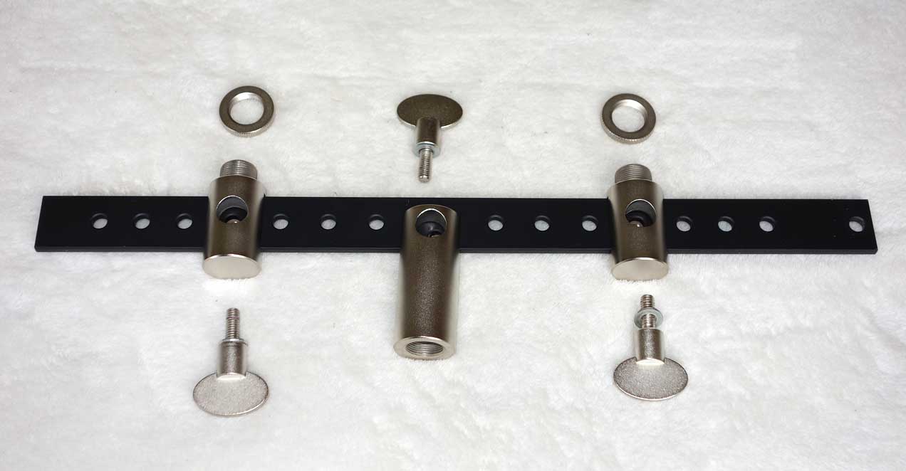 Cascade Blumlein / ORTF / AB  Stereo Mic Bar w/Soft Pouch