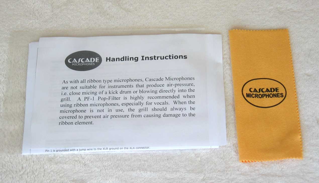 NEW Cascade X15 Stereo Ribbon Mic w/AMI TR42 Transformers