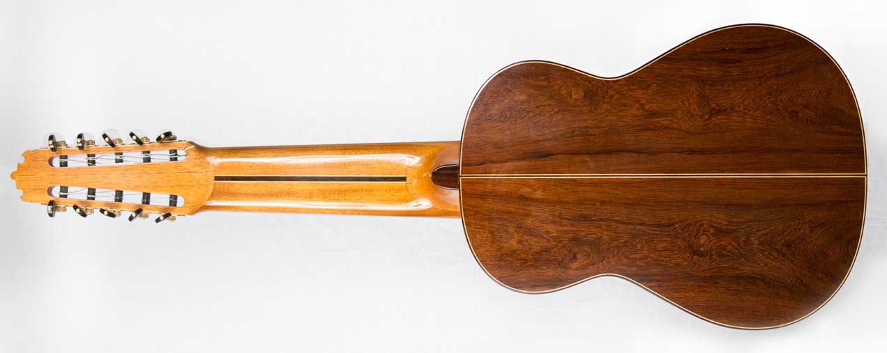 New Cathedral 40 Classical 10-String Harp Guitar in Cedar / Madagascar Rosewood, by Lucio Nunez
