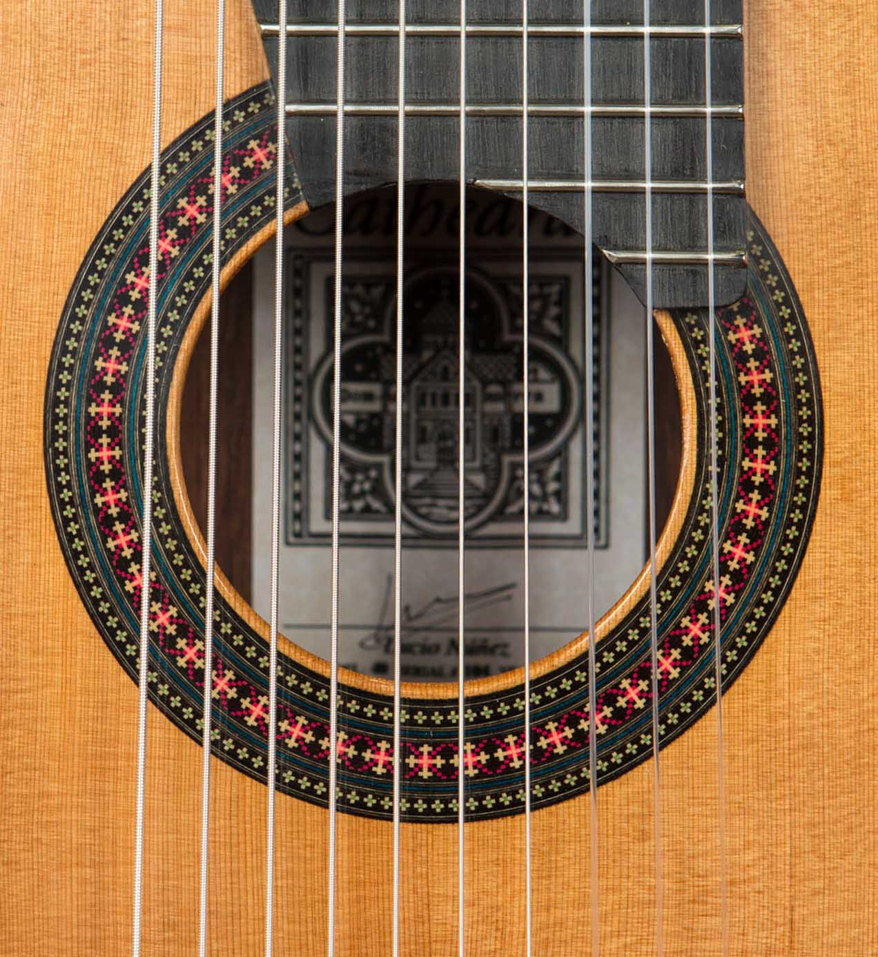 New Cathedral 40 Classical 10-String Harp Guitar in Cedar / Madagascar Rosewood, by Lucio Nunez