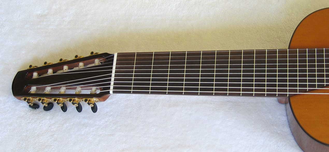 Cathedral Guitar Model 15 Cedar / Mahogany Classical 10-String Harp Guitar w/ Case