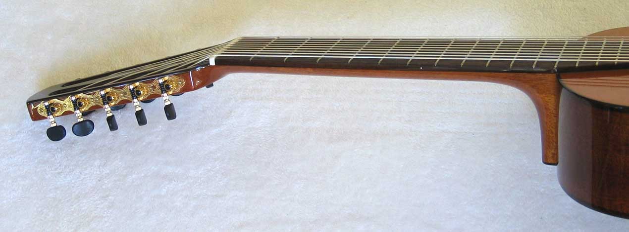 Cathedral Guitar Model 15 Cedar / Mahogany Classical 10-String Harp Guitar w/ Case