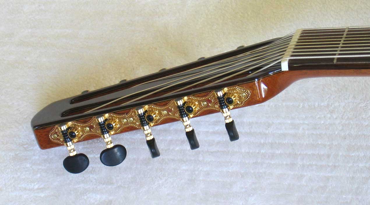 Cathedral Guitar Model 15 Cedar / Mahogany Classical 10-String Harp Guitar w/ Case