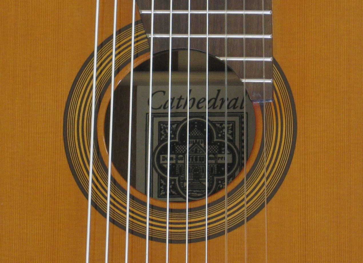 Cathedral Guitar Model 15 Cedar / Mahogany Classical 10-String Harp Guitar w/ Case