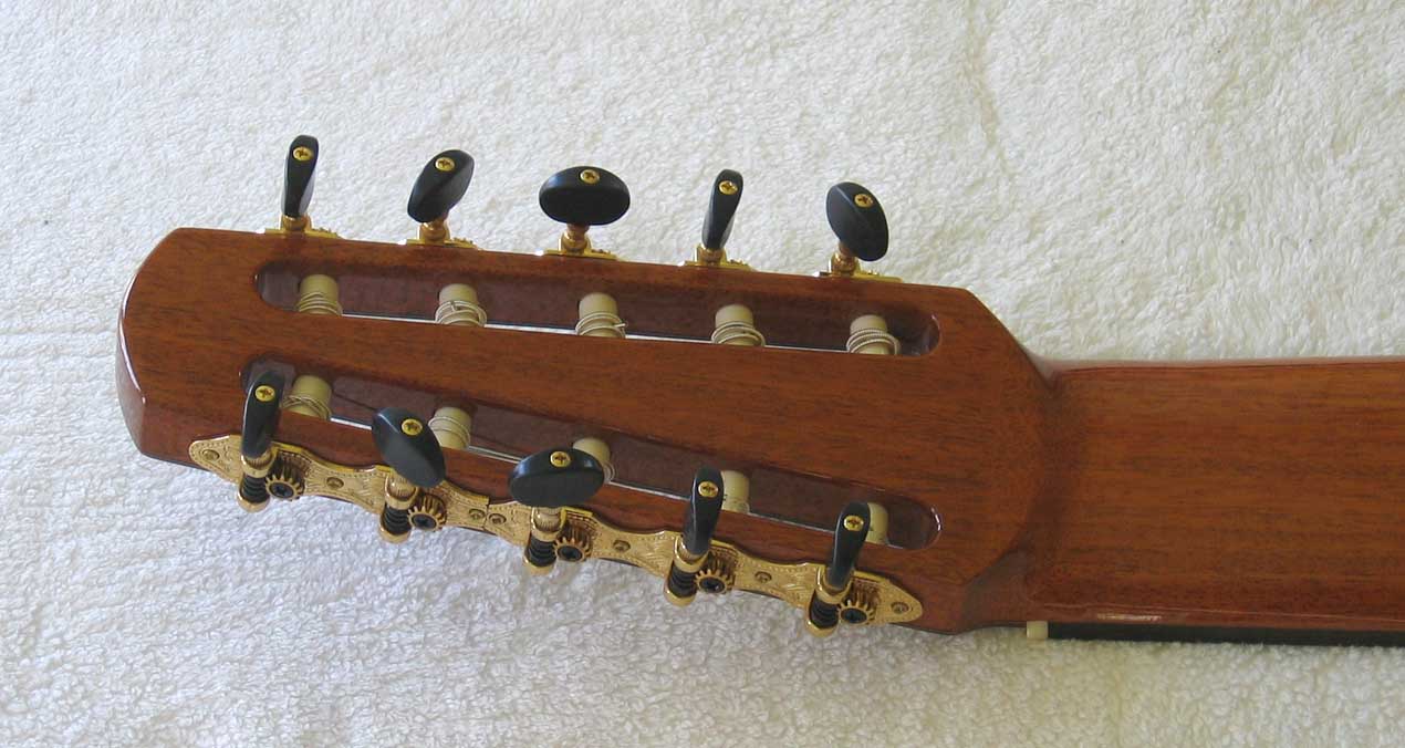 Cathedral Guitar Model 15 Cedar / Mahogany Classical 10-String Harp Guitar w/ Case