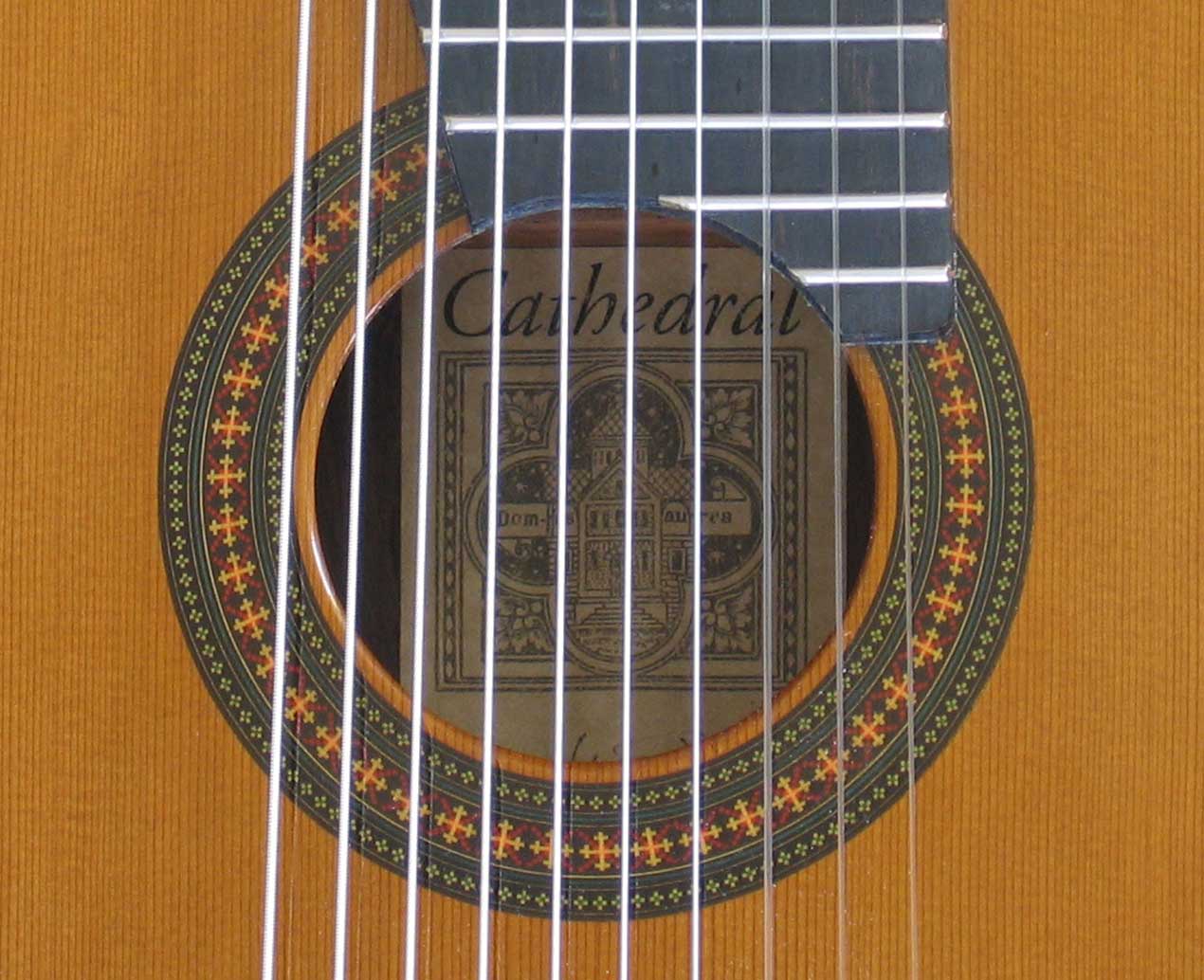 2012 Cathedral Guitar Model 40 w/Bernabe Diamond Bracing, Cedar O-Port