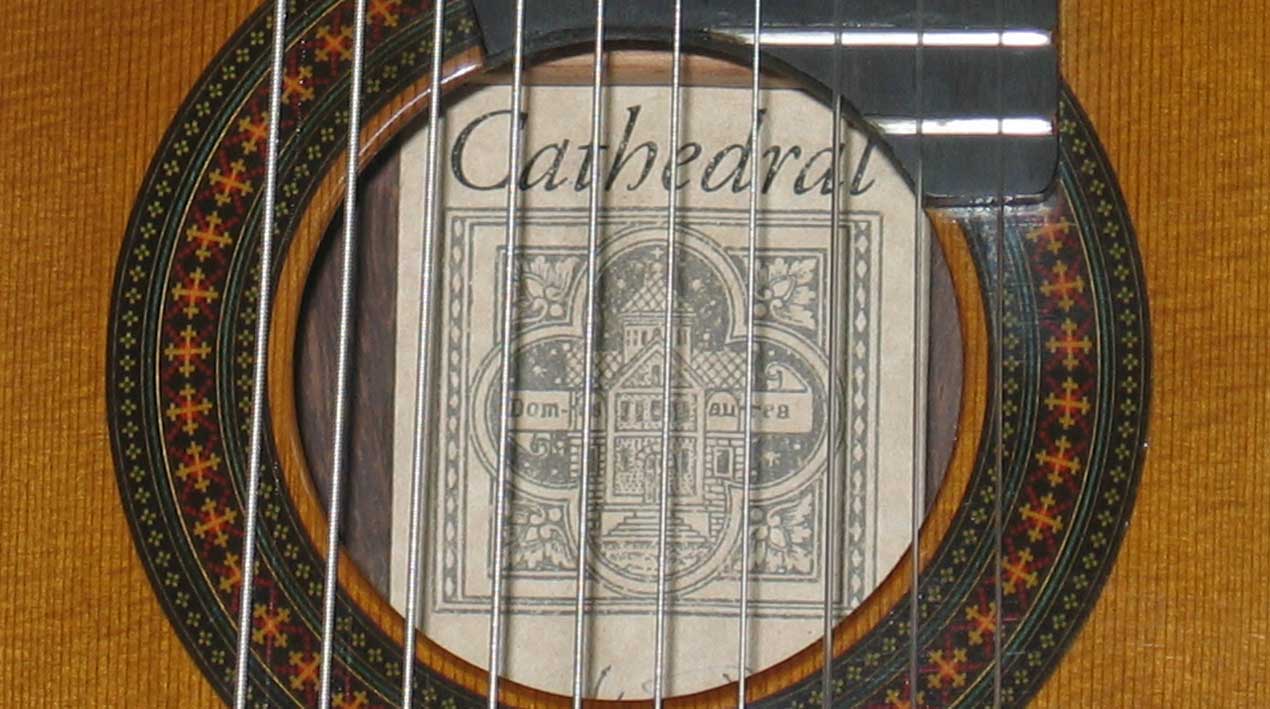 2012 Cathedral Guitar Model 40 w/Bernabe Diamond Bracing, Cedar O-Port