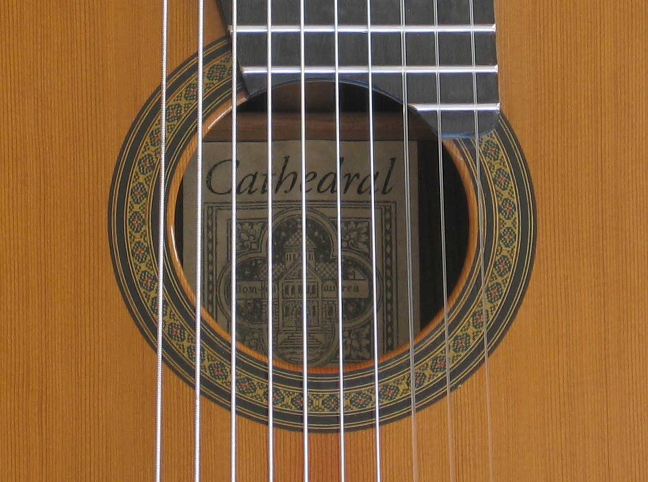 Cathedral Guitars Model 40 10-String Classical Harp Guitar, Copy of a 1984 Ramirez De Camera 1a