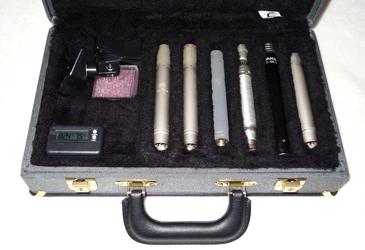 Cathedral Guitars SDCCG Small Diaphragm Condenser Microphone Case, w/Hygrometer, Reusable Silica Gel