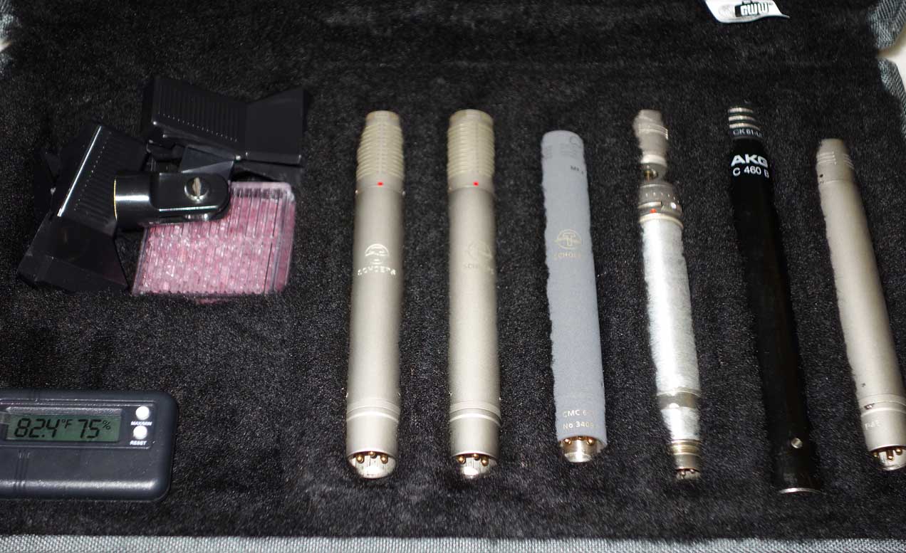 Cathedral Guitars SDCCG Small Diaphragm Condenser Microphone Case, w/Hygrometer, Reusable Silica Gel