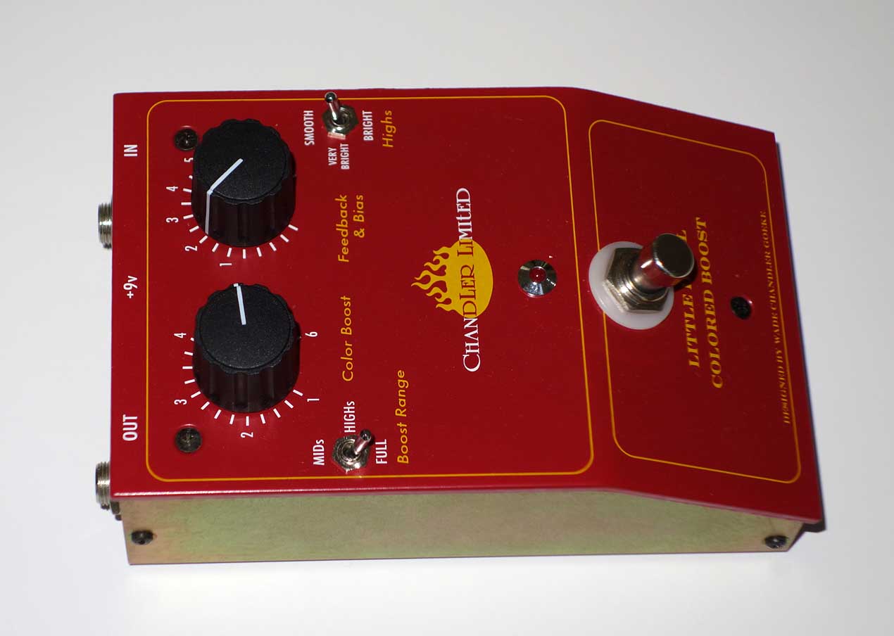 Chandler Limited Colored Boost Pedal for Electric Guitar