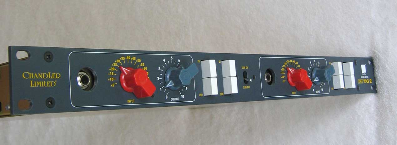Chandler TG2 Mic Preamp DI with EMI Abbey Road TG console Circuit