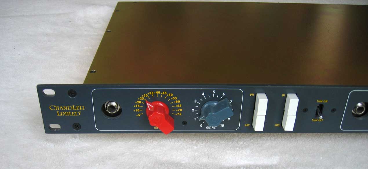 Chandler TG2 Mic Preamp DI with EMI Abbey Road TG console Circuit
