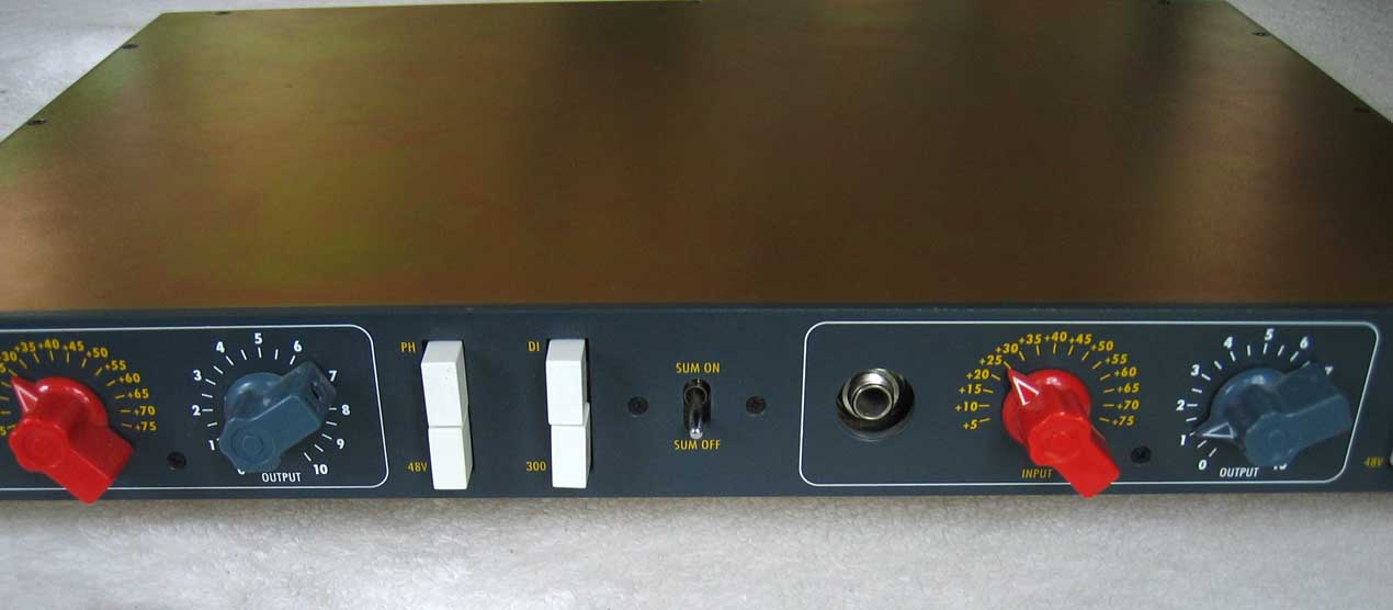 Chandler TG2 Mic Preamp DI with EMI Abbey Road TG console Circuit