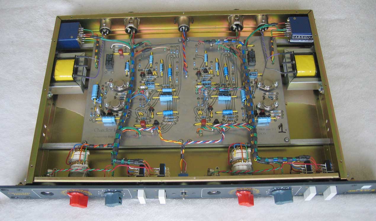 Chandler TG2 Mic Preamp DI with EMI Abbey Road TG console Circuit