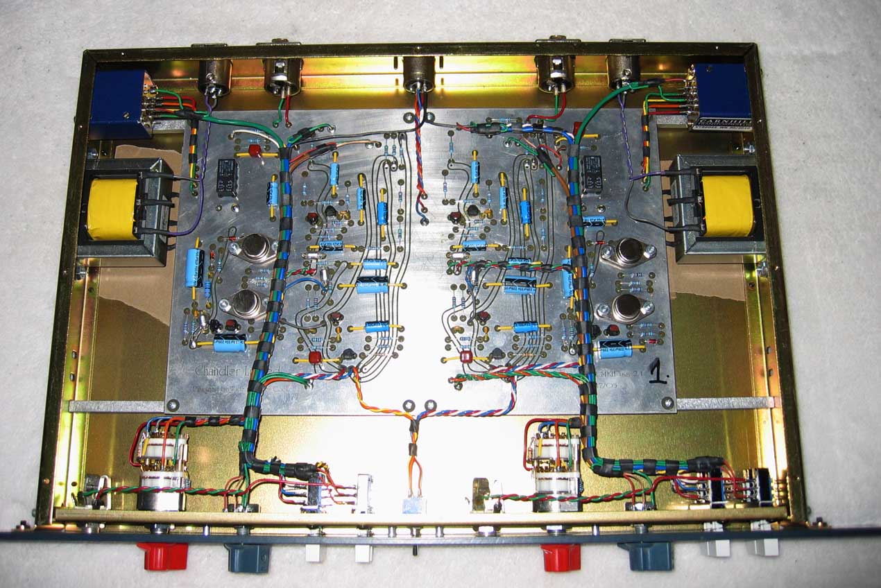 Chandler TG2 Mic Preamp DI with EMI Abbey Road TG console Circuit
