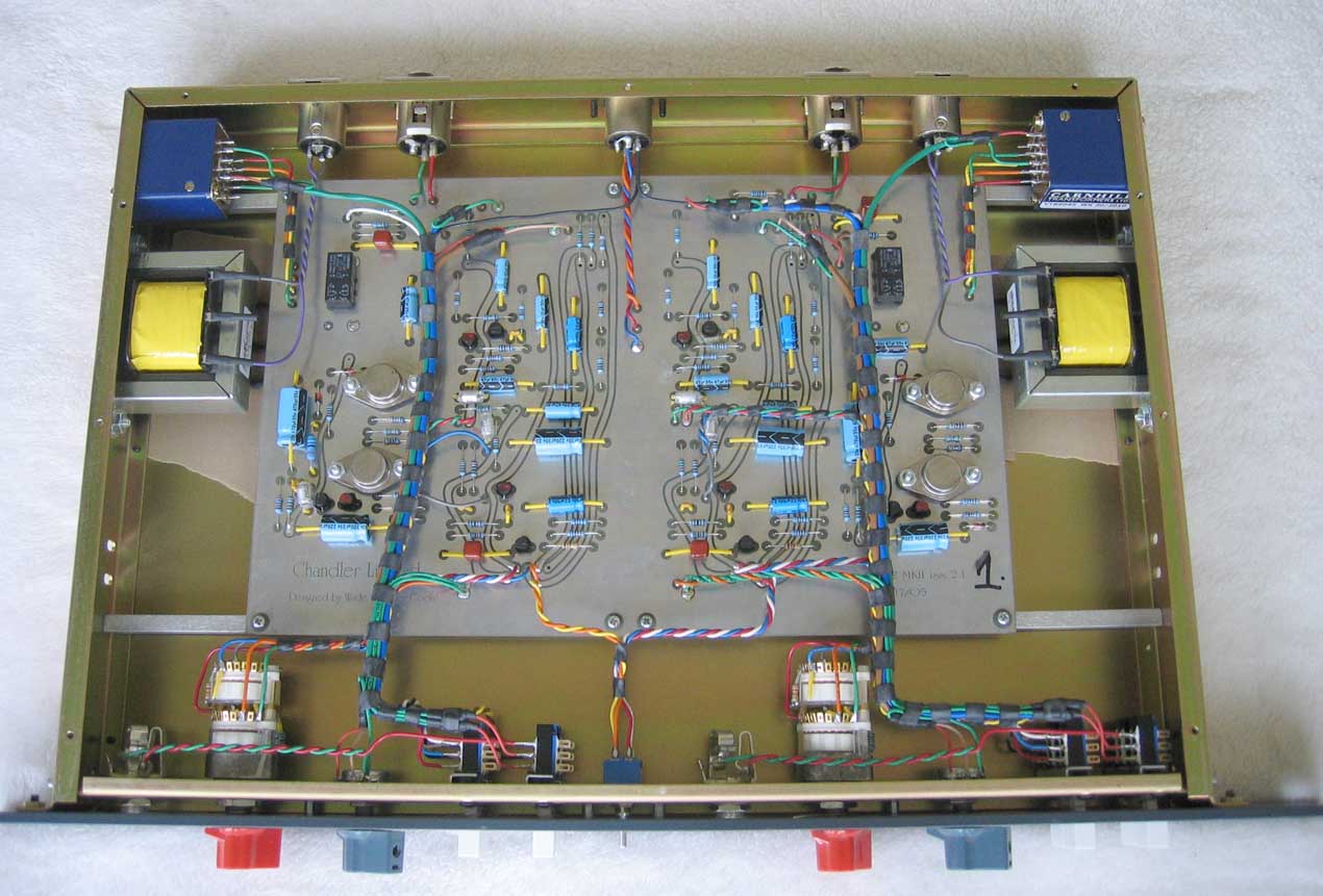 Chandler TG2 Mic Preamp DI with EMI Abbey Road TG console Circuit