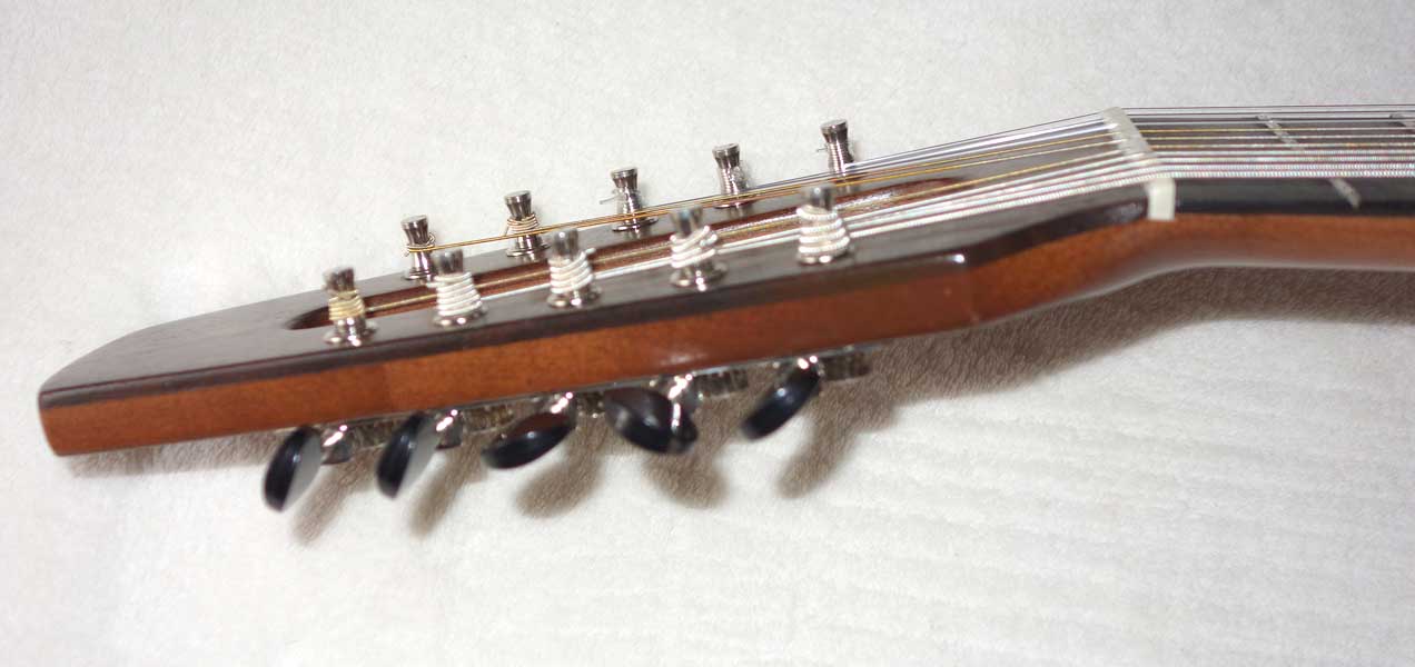 Cordoba Mini Travel Guitar -- 10-String Conversion by Scupltor / Musician Terry Schmitter