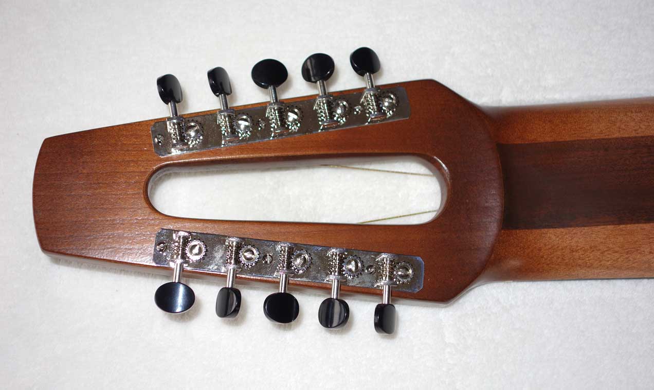 Cordoba Mini Travel Guitar -- 10-String Conversion by Scupltor / Musician Terry Schmitter