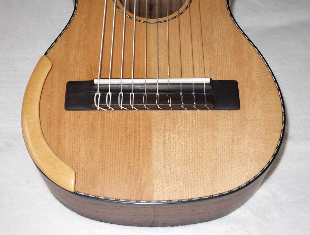 Cordoba Mini Travel Guitar -- 10-String Conversion by Scupltor / Musician Terry Schmitter