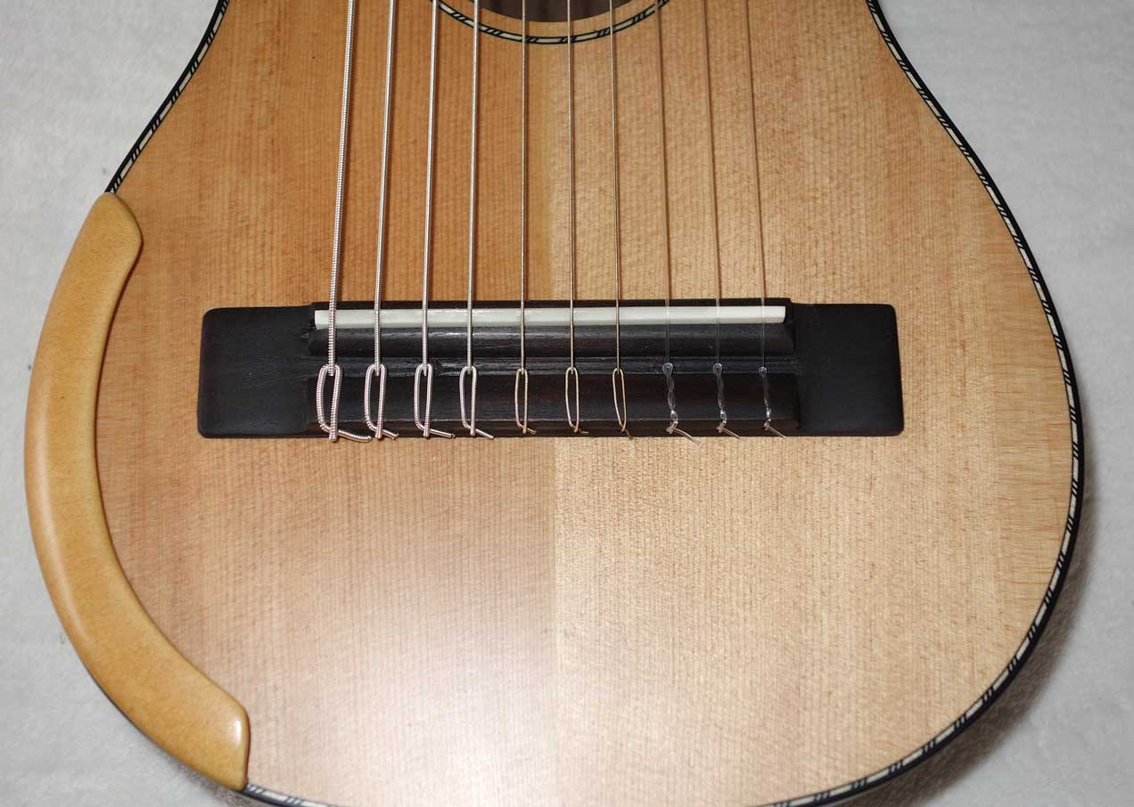 Cordoba Mini Travel Guitar -- 10-String Conversion by Scupltor / Musician Terry Schmitter