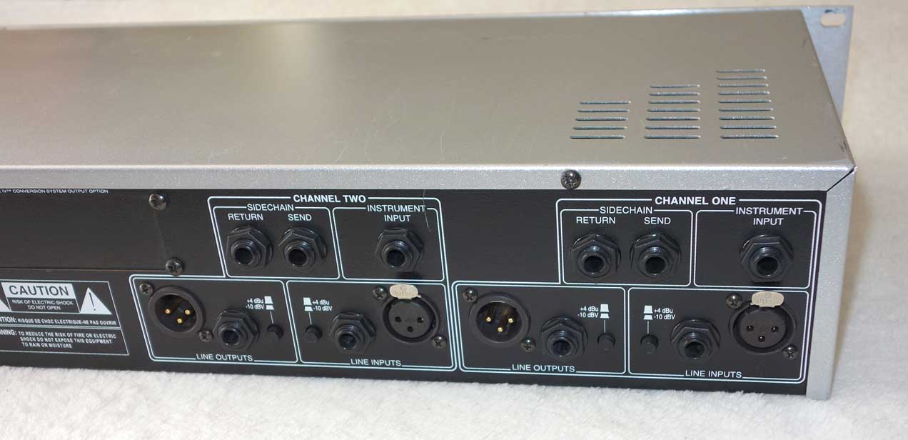 DBX 566 Dual-Channel Tube Compressor