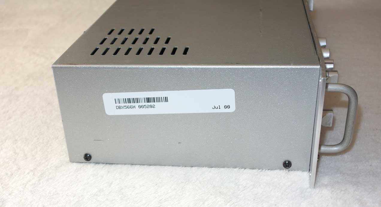 DBX 566 Dual-Channel Tube Compressor