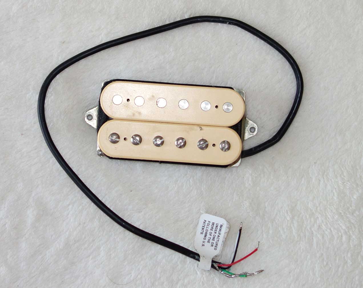DiMarzio AT-1 Andy Timmons Humbucking PUP 17K ? w/4-Conductor, F Spacing, Double Cream Covers, DP224