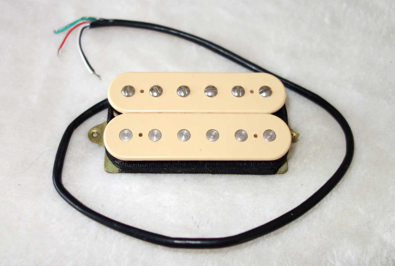 Used DiMarzio TONE ZONE Humbucking PUP, 18K ? w/4-Conductor, F Spacing, Double Cream Covers, DP155