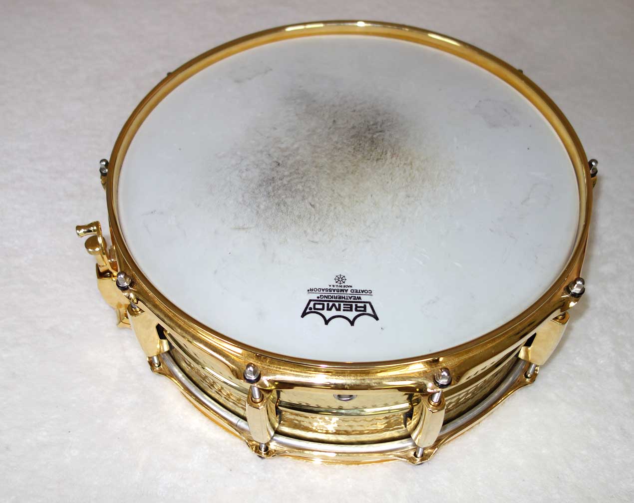 Pearl JD1455 Gold-Hammered Jimmy DeGrasso Signature Snare 14" x 5.5"
