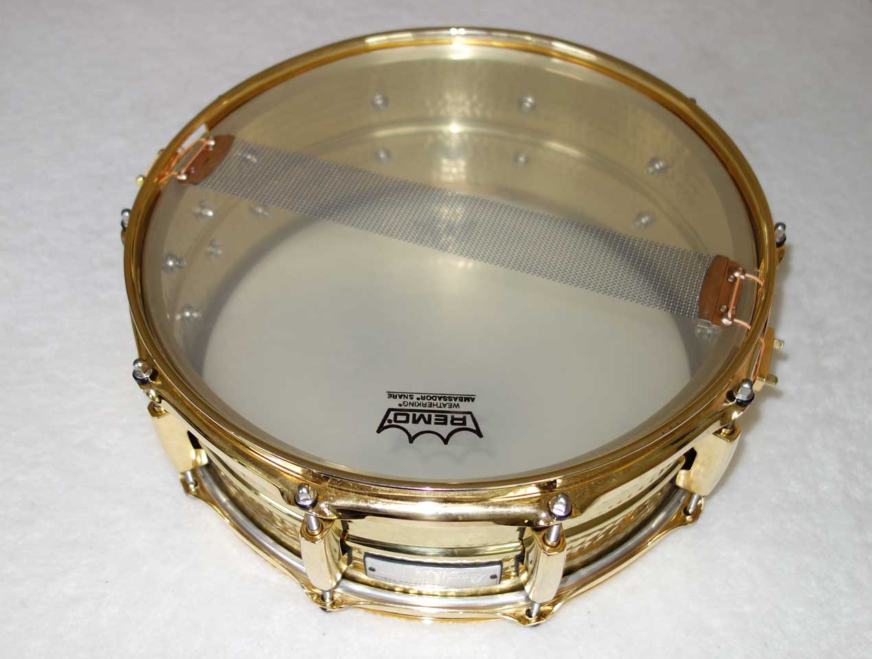 Pearl JD1455 Gold-Hammered Jimmy DeGrasso Signature Snare 14" x 5.5"