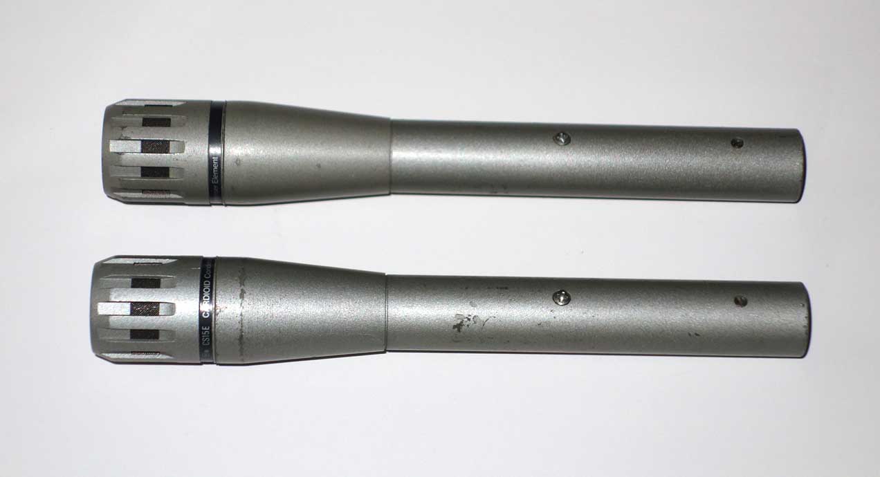Vintage Electro Voice C15e Condenser Mic Pair, Cardioid Pattern