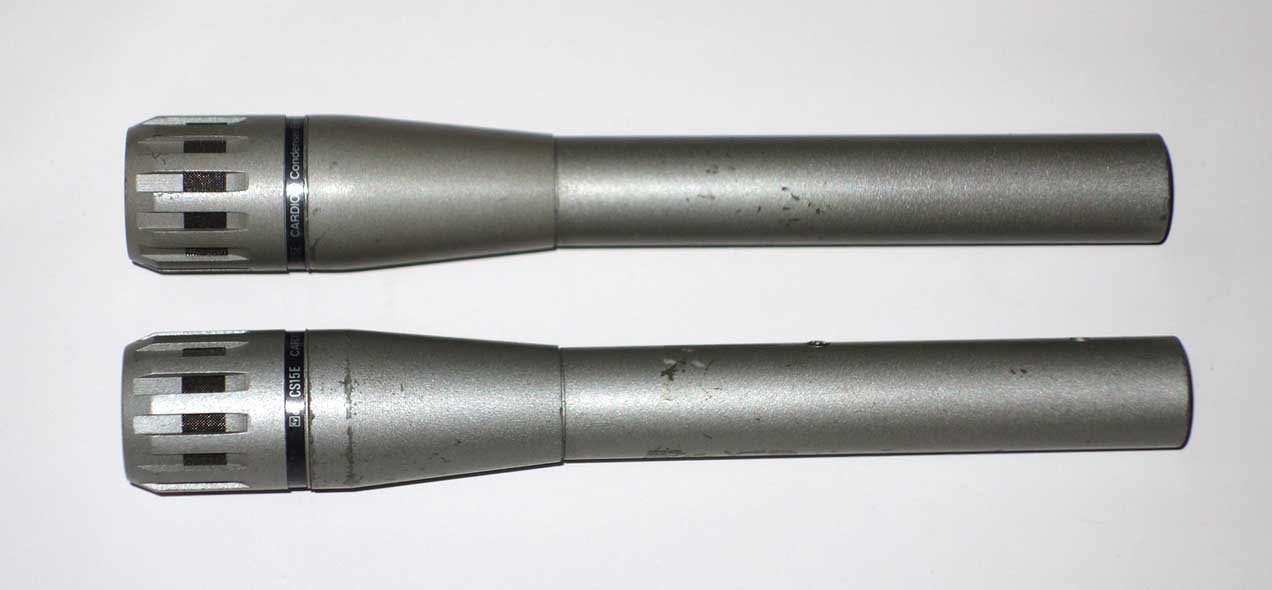 Vintage Electro Voice C15e Condenser Mic Pair, Cardioid Pattern