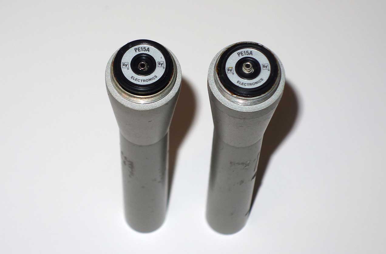 Vintage Electro Voice C15e Condenser Mic Pair, Cardioid Pattern