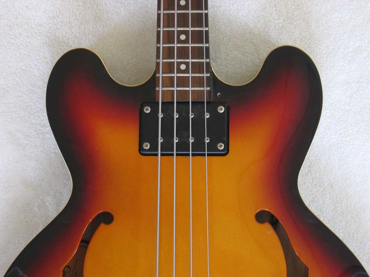 Epiphone Rivoli Reissue EB-0 Style Bass with Upgraded Dimarzio Model One Humbucker PU