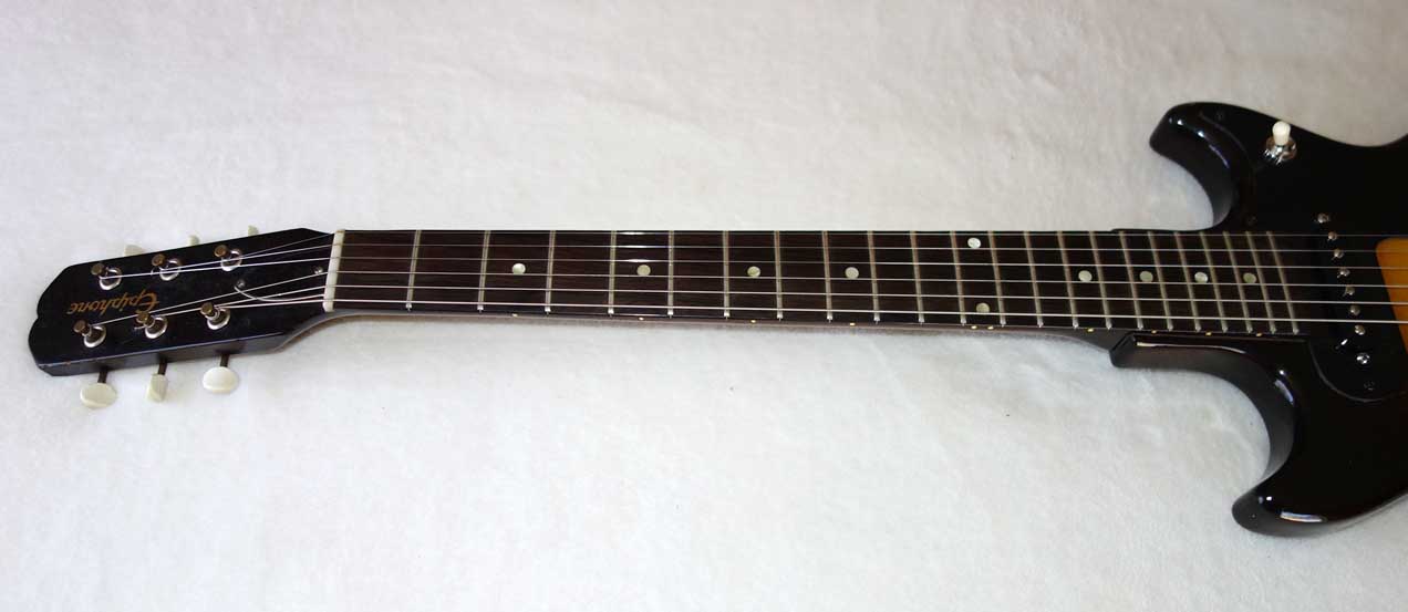 1961 Epi Olympic / Gibson Melody Maker, w/Strat Pups, Side Mount Jack