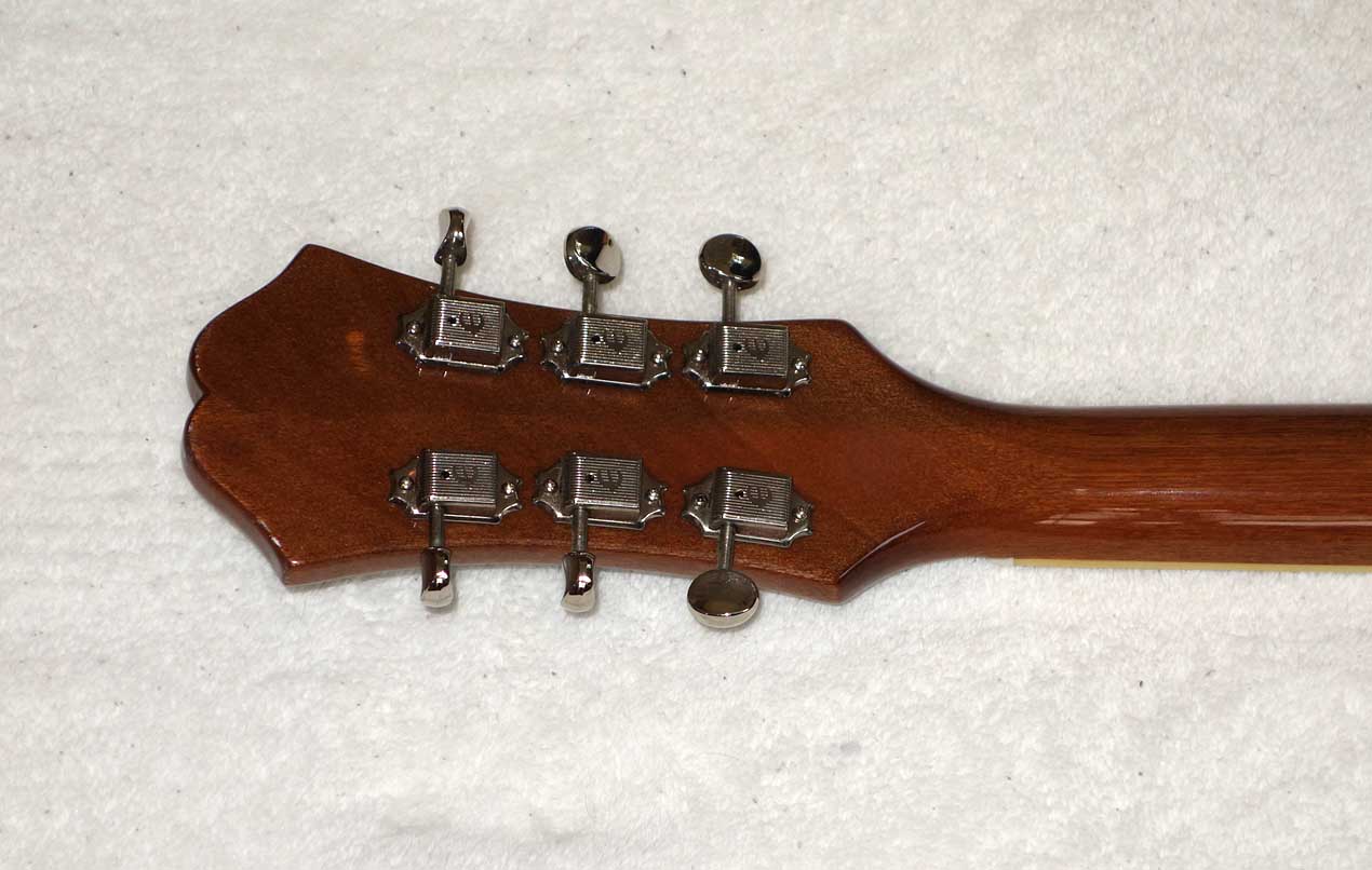 2007 Epiphone Casino Electric Guitar w/ Case, Rare 1-Piece Mahogany Neck, Natural Finish