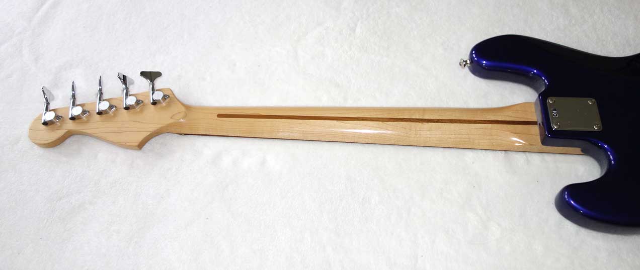 Fender 5-String Jazz Bass Blue, Made in Mexico, Gig Bag