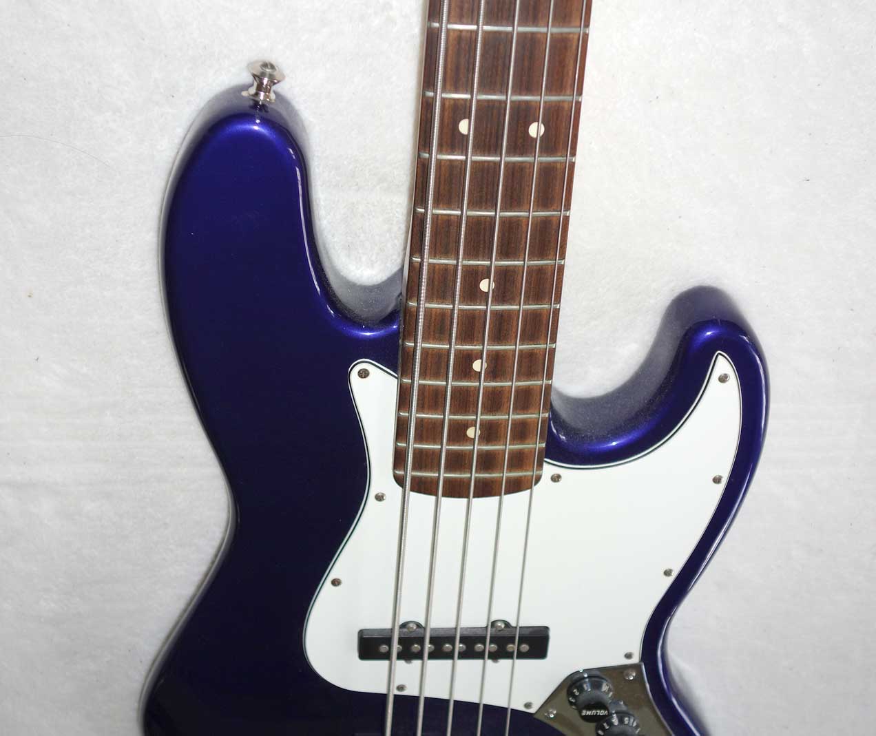 Fender 5-String Jazz Bass Blue, Made in Mexico, Gig Bag